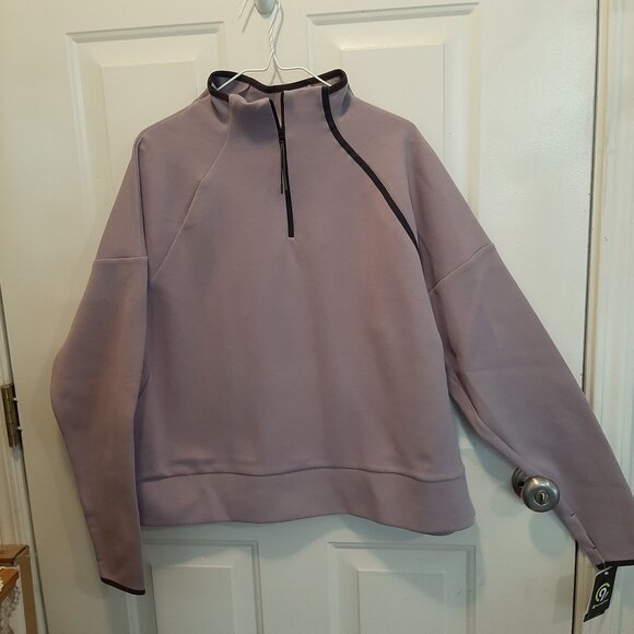 CRAZY $8's Clearance Sale!! Champion Training Jacket; XXL; Smoked Lilac; 1/4 zip - Picture 1 of 6